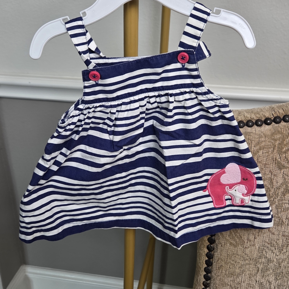 Carter's Blue and White Striped Baby Outfit